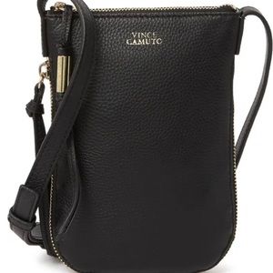 NWT Vince Camuto Kenzy Leather Phone Cross body bag